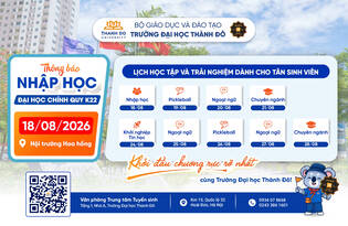 CHÀO ĐÓN TÂN SINH VIÊN K22: KHỞI ĐẦU CHƯƠNG RỰC RỠ NHẤT CÙNG TRƯỜNG ĐẠI HỌC THÀNH ĐÔ
