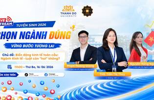 SERIES LIVESTREAM TUYỂN SINH 2026] CHỌN NGÀNH ĐÚNG - VỮNG BƯỚC TƯƠNG LAI SỐ 1:  BIẾN ĐỘNG KINH TẾ TOÀN CẦU: NGÀNH KINH TẾ - LUẬT CÒN "HOT" KHÔNG?
